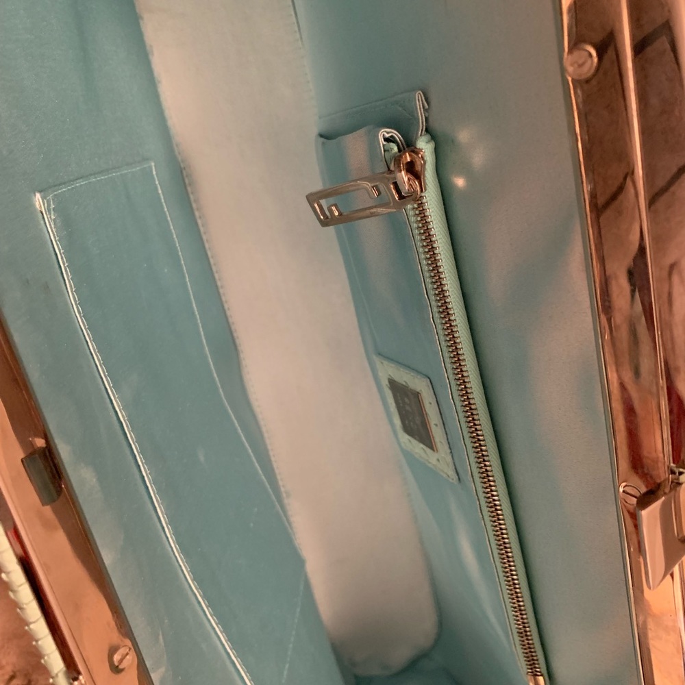 Fendi Python Frame Clutch - image 8